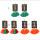 E-4365 New Fashionn 3 Colors Metal Alloy Colorful cloth thread Tassel Pendant earrings