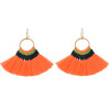 E-4359 Ethnic Handmade Thread Tassel Drop Earrings for Women Bohemian Fashion Jewelry Accessories