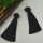 E-4363 Bohemian Black Thread Tassel Drop Earrings for Women Ladies Party Anniversary Birthday Gift