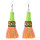 E-4368 New Fashion 6 Colors Metal  Alloy Colorful thread Tassel Pendant earrings For Women Jewelry