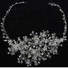 F-0465 * Fashion Silver Alloy Bridal Rhinestone Crystal Headband Wedding Headpieces Hair Accessories