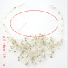 F-0465 * Fashion Silver Alloy Bridal Rhinestone Crystal Headband Wedding Headpieces Hair Accessories