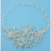 F-0465 * Fashion Silver Alloy Bridal Rhinestone Crystal Headband Wedding Headpieces Hair Accessories