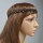 F-0466 New Fashion Black Pu Leather Hollow Out Flower Hairband women Accessory