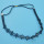 F-0466 New Fashion Black Pu Leather Hollow Out Flower Hairband women Accessory