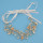 F-0432 Fashion Lace Flowers Crystal Pearl Beads Silk Chain Hairband Bridal Wedding Hair Accessories Jewelry