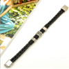 B-0868 Punk Men Brown Black Leather Lion Head Bracelets Party Fashion Accessories