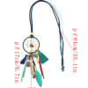 N-6950 Fashion Lady Vintage Tassel Feather Necklace Long Pendant Jewelry for Women