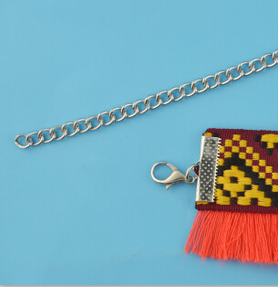 N-6952 Handmade Bohemia Choker Necklace Tassel Pendant Ethnic Collar Choker Necklace For Women