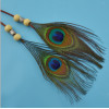 F-0469 Handmade Ethnic Tribal Gypsy Turkish Rope Wood Beads Feather Hairband Hair Clip Hair Jewelry For Women & Girls Jewelry