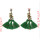 E-4384 Fashion Owl Shape Long Fringe Tassel Drop Earrings for Women Bohemian Party Accessories
