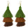 E-4383 3 Colors Gold Plated Thread Tassel Earrings