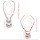 N-6960 2 style Bohemian Vintage Colorful Acrylic Bead Chain Alloy Moon Leaves Tassel Pendant Choker Necklace for Women Costume Jewelry