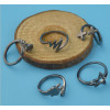 R-1490 5Pcs/Set Bohemain Black Alloy Midi Finger Rings for Women Wedding Party Fashion Jewelry