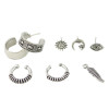 E-4402  3 Styles Punk Bohemian Shell Stud Cuff Earrings for Women Party Fashion Accessories