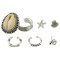 E-4402  3 Styles Punk Bohemian Shell Stud Cuff Earrings for Women Party Fashion Accessories