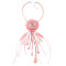 N-6966 Bohemian Style Dream Catcher Feather Stone Thread Tassel Statement Necklace
