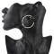 E-4401 New Fashion personality 2 Styles Punk Bohemian Shell Stud Cuff Earrings Accessories