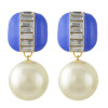 E-4405 Fashion New Arrival Pearl Crystal Charm Sea Earring for Women Jewelry