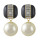 E-4405 Fashion New Arrival Pearl Crystal Charm Sea Earring for Women Jewelry