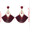 E-4408 3 Colors Bohemian Long Fringe Tassel Drop Earrings for Women Wedding Party Birthday Gift