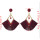 E-4408 3 Colors Bohemian Long Fringe Tassel Drop Earrings for Women Wedding Party Birthday Gift