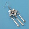 E-4413 2 style Fashion Vintage Hook Bohemian Carving Flower Tassel Earring for Women Jewelry