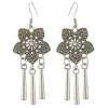 E-4413 2 style Fashion Vintage Hook Bohemian Carving Flower Tassel Earring for Women Jewelry