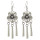 E-4413 2 style Fashion Vintage Hook Bohemian Carving Flower Tassel Earring for Women Jewelry