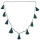 N-6961 Fashion New Style Acrylic Beaded Chain Silk Thread Tassel Necklace