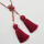 N-6961 Fashion New Style Acrylic Beaded Chain Silk Thread Tassel Necklace