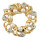 P-0387 New Fashion personality Gold Silver Plated Alloy Pearl Crystal Rhinestone Scarf Buckle Brooch Accessory