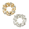 P-0387 New Fashion personality Gold Silver Plated Alloy Pearl Crystal Rhinestone Scarf Buckle Brooch Accessory