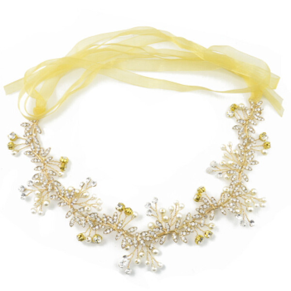 F-0472 Fashion Lace Flowers Crystal Pearl Beads  Hairpin Hair Clip For Women  Bridal Wedding Hair Accessories Jewelry