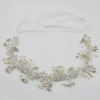 F-0472 Fashion Lace Flowers Crystal Pearl Beads  Hairpin Hair Clip For Women  Bridal Wedding Hair Accessories Jewelry