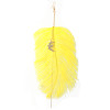 E-4410 1 pc Long Feathers Drop Earrings Tassel Chain Small Gold Pigeon Pendant Hook Earring Ear Jewelry