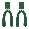 E-4412 Fashion Women Gold Plated Geometric Plastic Earrings