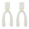 E-4412 Fashion Women Gold Plated Geometric Plastic Earrings
