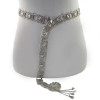 N-6907 Vintage Style Turkish Gypsy Silver Plated Alloy Belly Body Chain Waist for Women Beach Sunshine Party Jewelry