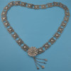 N-6907 Vintage Style Turkish Gypsy Silver Plated Alloy Belly Body Chain Waist for Women Beach Sunshine Party Jewelry
