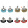 E-4427 4 Colors Bohemian Rhinestone Thread Tassel Drop Earrings for Women Wedding Party Accessories