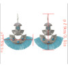 E-4427 4 Colors Bohemian Rhinestone Thread Tassel Drop Earrings for Women Wedding Party Accessories