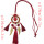 N-6973 6 Colors Fashion Pendant Dangle Pom pom Bead Tassel Earring for Women Jewelry