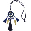 N-6973 6 Colors Fashion Pendant Dangle Pom pom Bead Tassel Earring for Women Jewelry