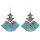 E-4428 4 Colors Bohemian Rhinestone Gold Plated Thread Tassel Drop Dangle Earrings for Women Wedding Party Accessories