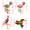 P-0392 4 Styles Bird Enamel Brooches Women Metal Animal Brooch Pins Dress Jacket Pin Fashion Accessories