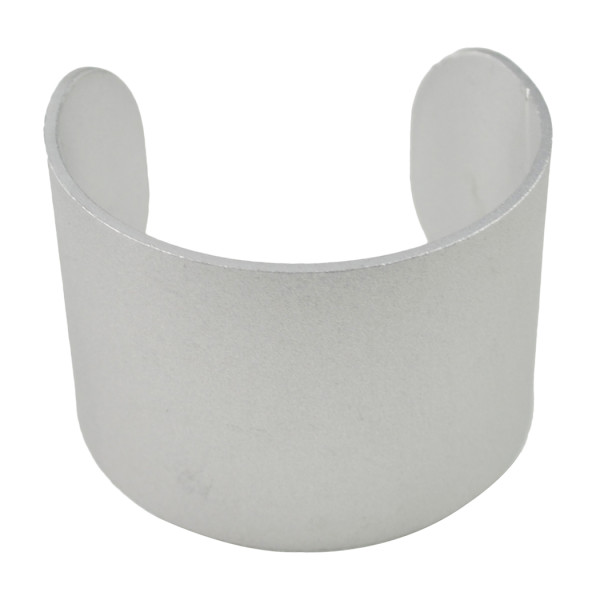 B-0872 Fashion Silver Aluminium Solid Bangle Bracelet For Women's Engagement Gift