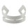 B-0872 Fashion Silver Aluminium Solid Bangle Bracelet For Women's Engagement Gift