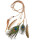 F-0291 Retro Style Rope Chain Natural Stone Feather Tassel Hairband Accessory