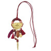N-6971 3 Colors Fashion Necklace Pendant Dangle Pom pom Bead Tassel Leather for Women Engagement Jewelry